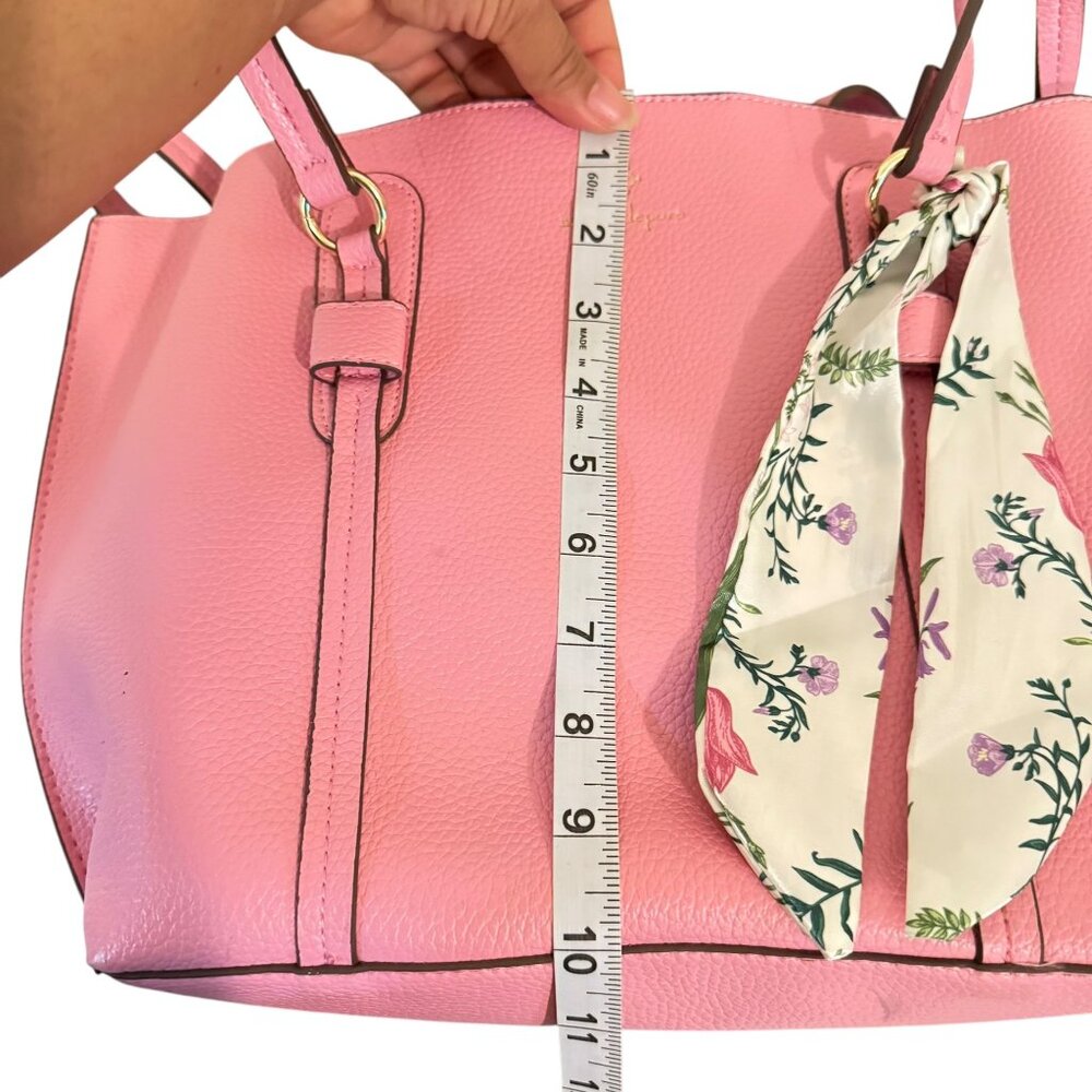 Nanette Lepore Women's Pink Leather Shoulder Bag - Picture 6 of 13